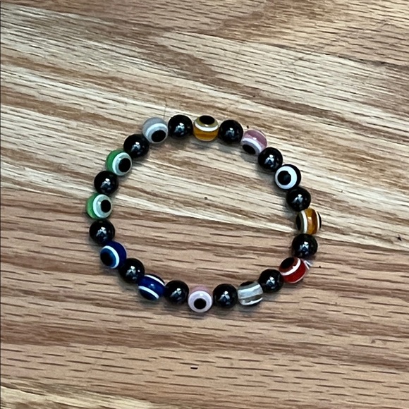 NWOT eye of protection bracelet - multi color magnetic beads - Picture 3 of 8